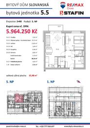 Prodej bytu 2+kk v osobním vlastnictví 58 m², Plzeň