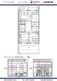 půdorys - Prodej bytu 3+kk v osobním vlastnictví 104 m², Plzeň