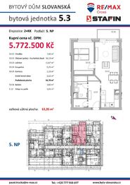 Prodej bytu 2+kk v osobním vlastnictví 57 m², Plzeň