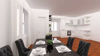 návrh nové kuchyně - Prodej bytu 3+1 v osobním vlastnictví 99 m², Zdice