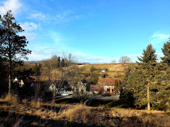 Krásný výhled do okolí. - Pronájem pozemku 1091 m², Dražice