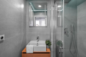 koupelna - vizualizace - Prodej domu 128 m², Tuřany