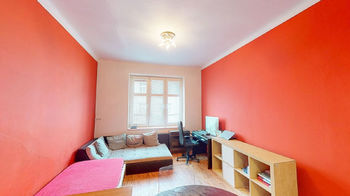 obývací pokoj - Prodej bytu 2+kk v osobním vlastnictví 46 m², Praha 9 - Libeň