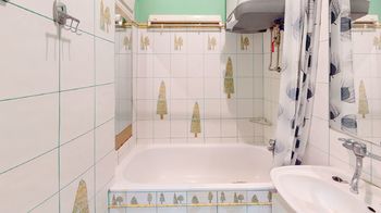 koupelna - Prodej bytu 2+kk v osobním vlastnictví 46 m², Praha 9 - Libeň