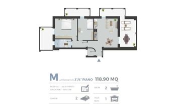 Prodej bytu 2+kk v osobním vlastnictví 60 m², Montesilvano