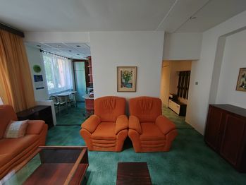 Obývací pokoj - Prodej bytu 2+kk v družstevním vlastnictví 55 m², Klimkovice