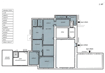 Prodej bytu 4+1 v osobním vlastnictví 163 m², Kladno
