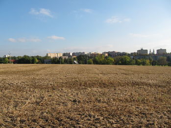3. Pohled z pozemku k centru Frýdku - Prodej pozemku 6356 m², Frýdek-Místek