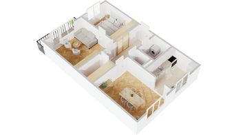 Prodej bytu 3+1 v osobním vlastnictví 69 m², Hořice