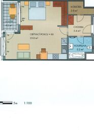 Prodej bytu 2+kk v družstevním vlastnictví 54 m², Praha 5 - Hlubočepy