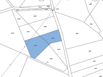 Katastrální mapa - Prodej pozemku 2212 m², Hřiměždice