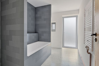 Vizualizace Koupelny  - Prodej bytu 3+1 v osobním vlastnictví 85 m², Ústí nad Labem