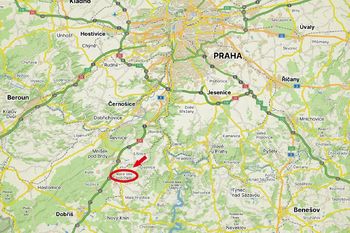 Mapa - Prodej pozemku 2241 m², Nová Ves pod Pleší