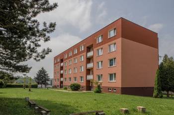 Okolí domu - zeleň - Prodej bytu 3+1 v osobním vlastnictví 79 m², Bučovice