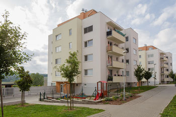 Pohled na dům - Prodej bytu 4+kk v osobním vlastnictví 103 m², Brno