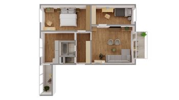 Prodej bytu 3+1 v osobním vlastnictví 64 m², Hradec Králové