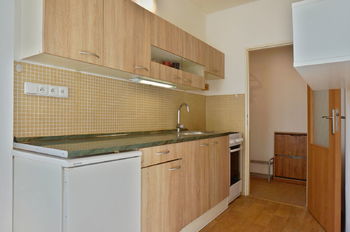Kuchyňský kout - Prodej bytu 1+1 v osobním vlastnictví 43 m², Brno