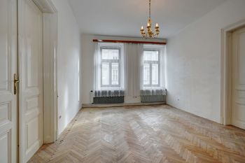 obývací pokoj - Prodej bytu 3+1 v osobním vlastnictví 104 m², Brno