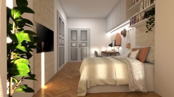 vizualizace dětský pokoj 3 - Prodej bytu 3+1 v osobním vlastnictví 104 m², Brno
