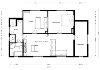 Prodej bytu 4+kk v osobním vlastnictví 92 m², Hradec Králové
