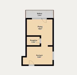 Pronájem bytu 1+1 v osobním vlastnictví 30 m², Brno
