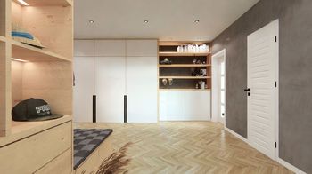 návrh vstupní haly - Prodej bytu 3+1 v osobním vlastnictví 88 m², Brno