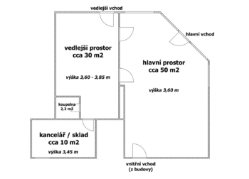 Prodej obchodních prostor 93 m², Kladno