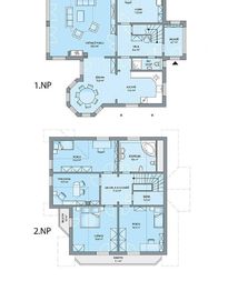 orientační půdorys - Prodej domu 181 m², Nupaky