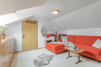 Pokoj v podkroví. - Prodej domu 136 m², Česká Lípa