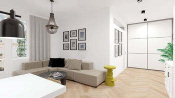 Prodej bytu 2+kk v družstevním vlastnictví 53 m², Praha 7 - Holešovice
