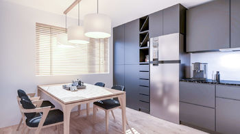 Takto by mohla Vaše kuchyně vypadat po rekonstrukci - Prodej bytu 1+1 v osobním vlastnictví 35 m², Neratovice