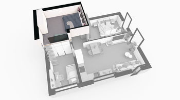 Prodej bytu 3+kk v osobním vlastnictví 62 m², Dolní Loučky