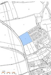 Katastrální mapa pozemku - Prodej pozemku 5976 m², Praha 10 - Královice