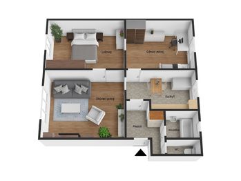 Prodej bytu 3+1 v osobním vlastnictví 74 m², Ročov