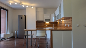 Kuchyně  - Pronájem bytu 2+kk v osobním vlastnictví 52 m², Praha 5 - Stodůlky