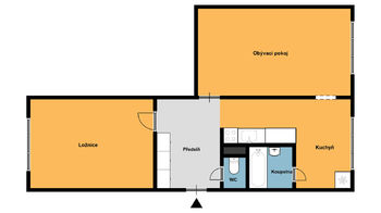 Prodej bytu 2+1 v osobním vlastnictví 61 m², Žatec