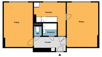 Prodej bytu 2+1 v osobním vlastnictví 50 m², Louny