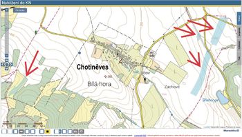 Prodej pozemku 25370 m², Chotiněves