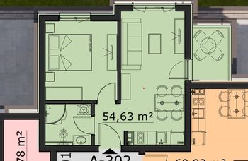 Prodej bytu 2+kk v osobním vlastnictví 55 m², Nesebar