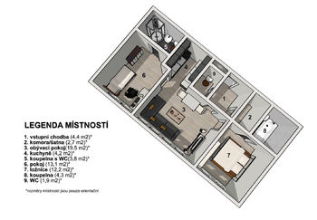 Prodej nájemního domu 2944 m², Nová Paka