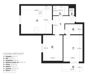 Prodej bytu 3+kk v osobním vlastnictví 88 m², Holubice