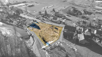 pohled z dronu - Prodej pozemku 3839 m², Bělá pod Pradědem