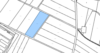 katastrální mapa - Prodej pozemku 6000 m², Jívoví