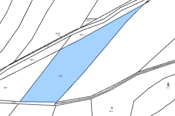 katastrální mapa pozemek p.č. 448/2 - Prodej pozemku 7848 m², Kundratice