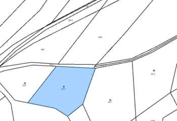 katastrální mapa pozemek p.č. 451/4 - Prodej pozemku 7848 m², Kundratice