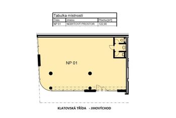Pronájem obchodních prostor 123 m², Plzeň