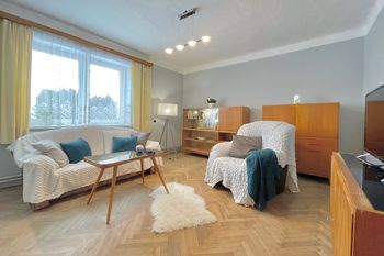 Obývací pokoj - Prodej domu 113 m², Drahotěšice