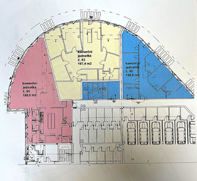 Jednotka č.3 - Prodej obchodních prostor 197 m², Brandýs nad Labem-Stará Boleslav