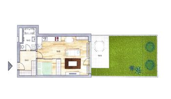 Prodej bytu 1+kk v osobním vlastnictví 50 m², Praha 8 - Dolní Chabry