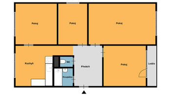 Prodej bytu 4+1 v osobním vlastnictví 80 m², Žatec